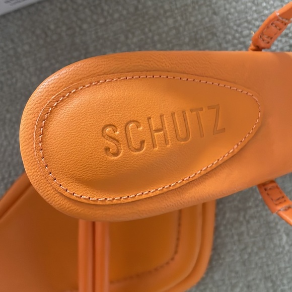 Schutz Agatha Sandal - Orange - Picture 13 of 15